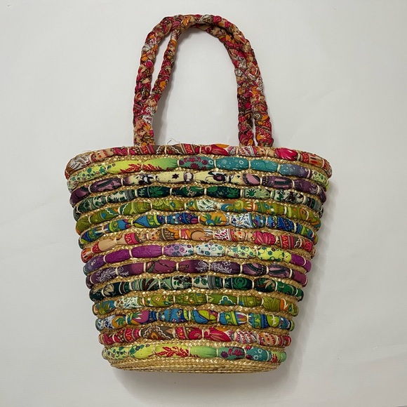 Cappelli Straworld - Large woven fabric bucket tote bag - Picture 14 of 14